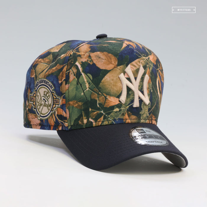 NEW YORK YANKEES 100TH ANNIVERSARY LEAF CAMO 9FIFTY A-FRAME NEW ERA SNAPBACK HAT