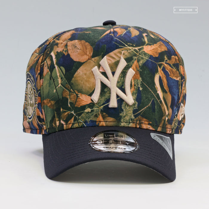 NEW YORK YANKEES 100TH ANNIVERSARY LEAF CAMO 9FIFTY A-FRAME NEW ERA SNAPBACK HAT