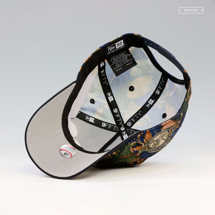NEW YORK YANKEES 100TH ANNIVERSARY LEAF CAMO 9FIFTY A-FRAME NEW ERA SNAPBACK HAT