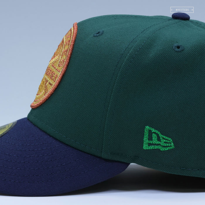NEW YORK YANKEES 1943 WORLD SERIES 27X WORLD SERIES CHAMPIONS CASINO NEW ERA FITTED CAP