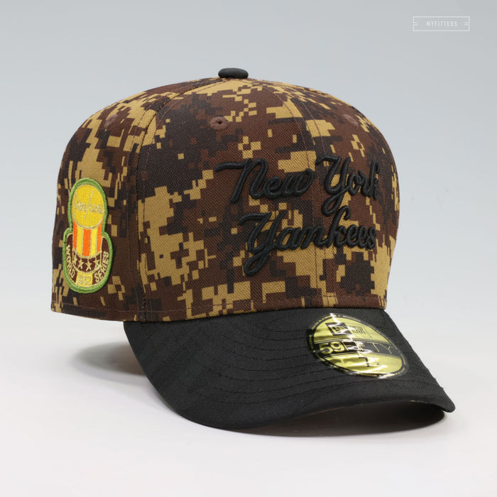 NEW YORK YANKEES 1952 WORLD SERIES / 50TH YEAR DIGI DESERT CAMO NEW ERA FITTED CAP