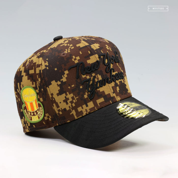 NEW YORK YANKEES 1952 WORLD SERIES / 50TH YEAR DIGI DESERT CAMO NEW ERA FITTED CAP