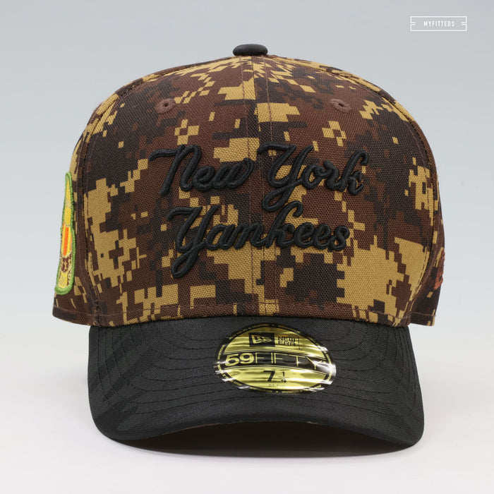 NEW YORK YANKEES 1952 WORLD SERIES / 50TH YEAR DIGI DESERT CAMO NEW ERA FITTED CAP