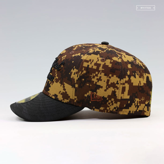 NEW YORK YANKEES 1952 WORLD SERIES / 50TH YEAR DIGI DESERT CAMO NEW ERA FITTED CAP