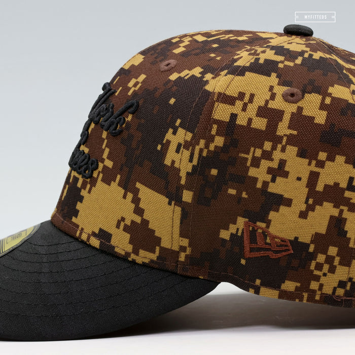 NEW YORK YANKEES 1952 WORLD SERIES / 50TH YEAR DIGI DESERT CAMO NEW ERA FITTED CAP