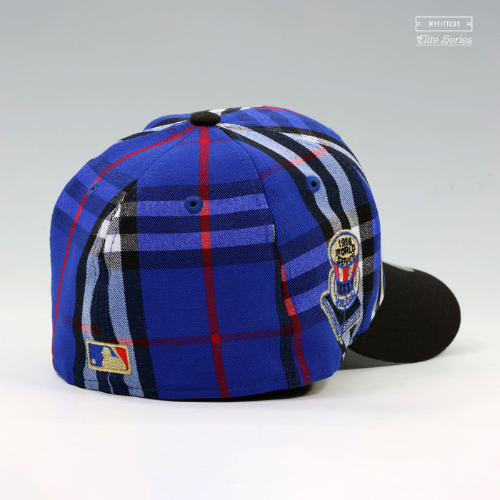 NEW YORK YANKEES 1956 WORLD SERIES "BURBERRY BLUE CHECK INSPIRED" ELITE SERIES NEW ERA HAT