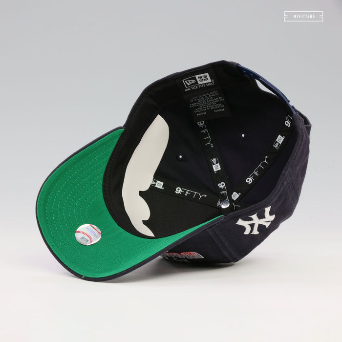 NEW YORK YANKEES 1977 WORLD SERIES CHAMPIONS HISTORIC 9FIFTY NEW ERA A-FRAME SNAPBACK HAT