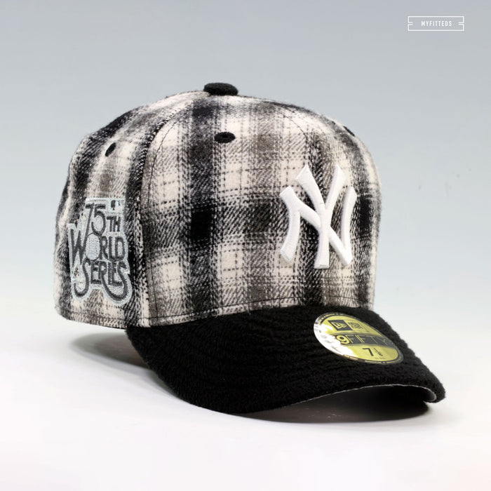 NEW YORK YANKEES 1978 WORLD SERIES BLACK PLAID MODERN FLAIR NEW ERA HAT