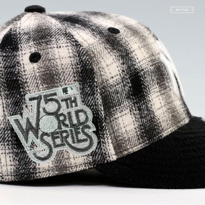 NEW YORK YANKEES 1978 WORLD SERIES BLACK PLAID MODERN FLAIR NEW ERA HAT