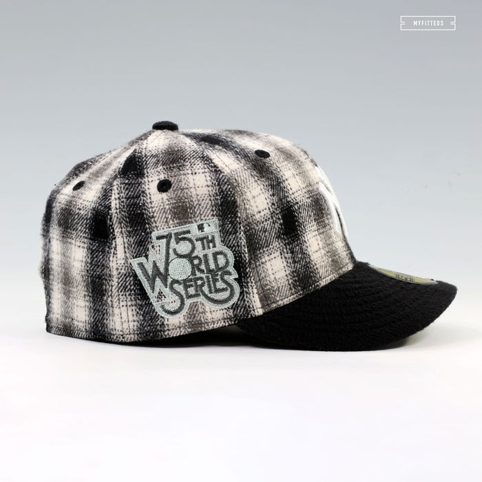 NEW YORK YANKEES 1978 WORLD SERIES BLACK PLAID MODERN FLAIR NEW ERA HAT