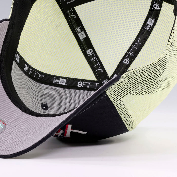 NEW YORK YANKEES 1990'S GLOW IN THE DARK NEW ERA 9FIFTY TRUCKER MESH SNAPBACK