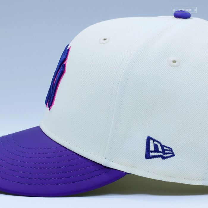 NEW YORK YANKEES 1996 WORLD SERIES COLOR DEVELOP MAGENTA COLOR SHIFTING NEW ERA CAP