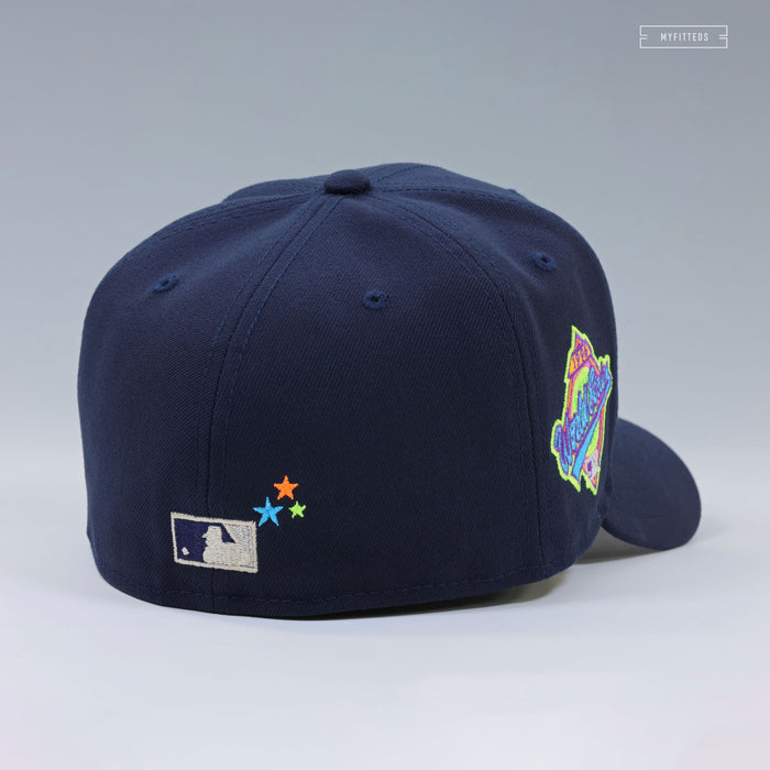 NEW YORK YANKEES 1996 WORLD SERIES MAD DASH TO WALDORF ASTORIA WELCOME TO NY NEW ERA FITTED CAP