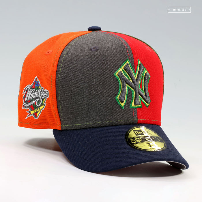 NEW YORK YANKEES 1998 WORLD SERIES JUNIOR'S HAT COOL RUNNINGS NEW ERA FITTED CAP