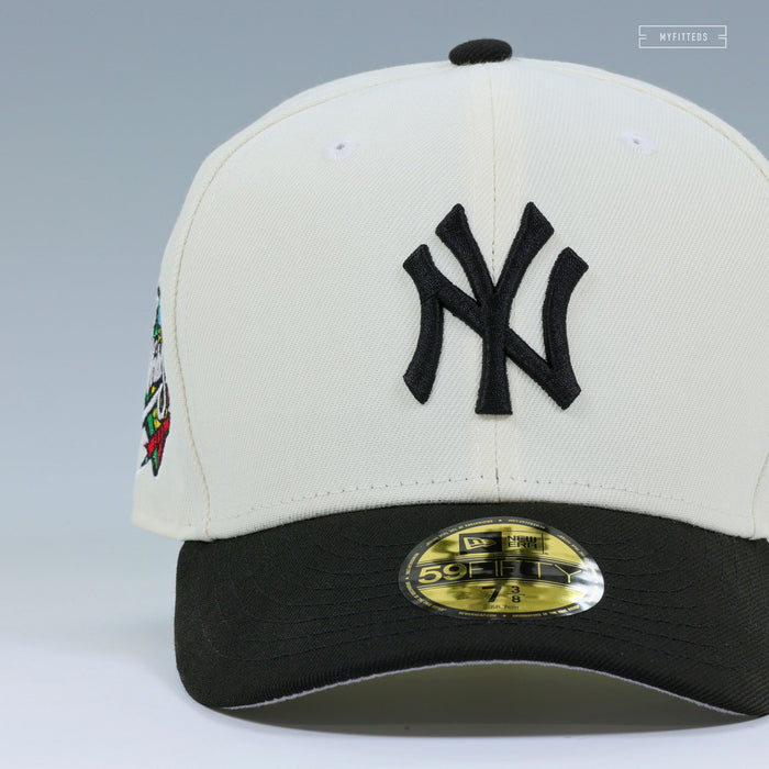 NEW YORK YANKEES 1998 WORLD SERIES MR. NONSENSE OFF WHITE NEW ERA FITTED CAP