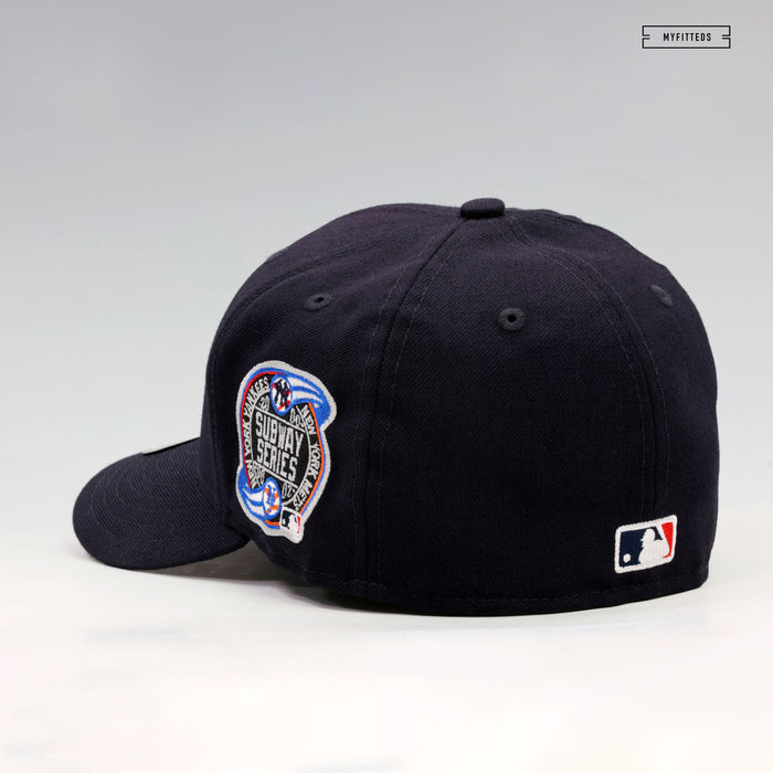 NEW YORK YANKEES 2000 WORLD SERIES " SUBWAY SERIES " NEW ERA FITTED CAP