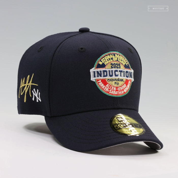 NEW YORK YANKEES 2025 BASEBALL HALL OF FAME INDUCTION CC SABATHIA NEW ERA FITTED CAP