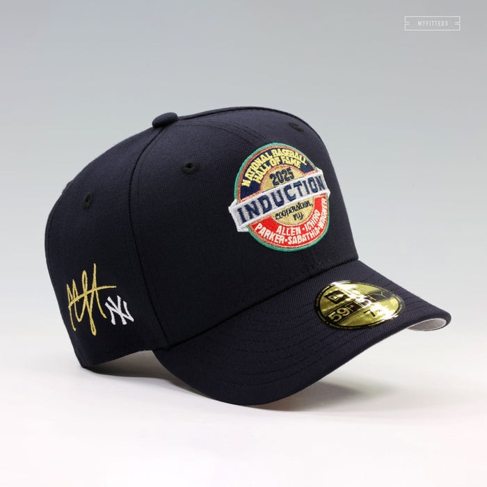 NEW YORK YANKEES 2025 BASEBALL HALL OF FAME INDUCTION CC SABATHIA NEW ERA FITTED CAP