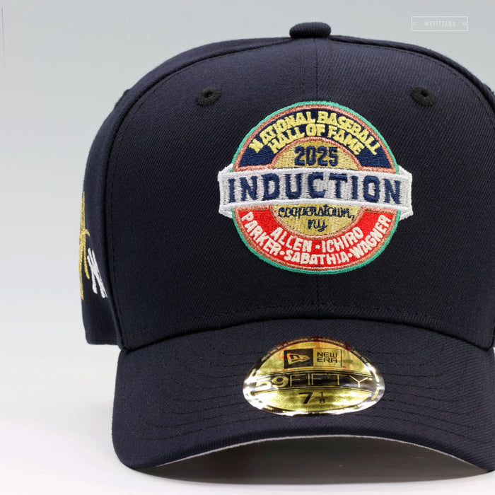NEW YORK YANKEES 2025 BASEBALL HALL OF FAME INDUCTION CC SABATHIA NEW ERA FITTED CAP