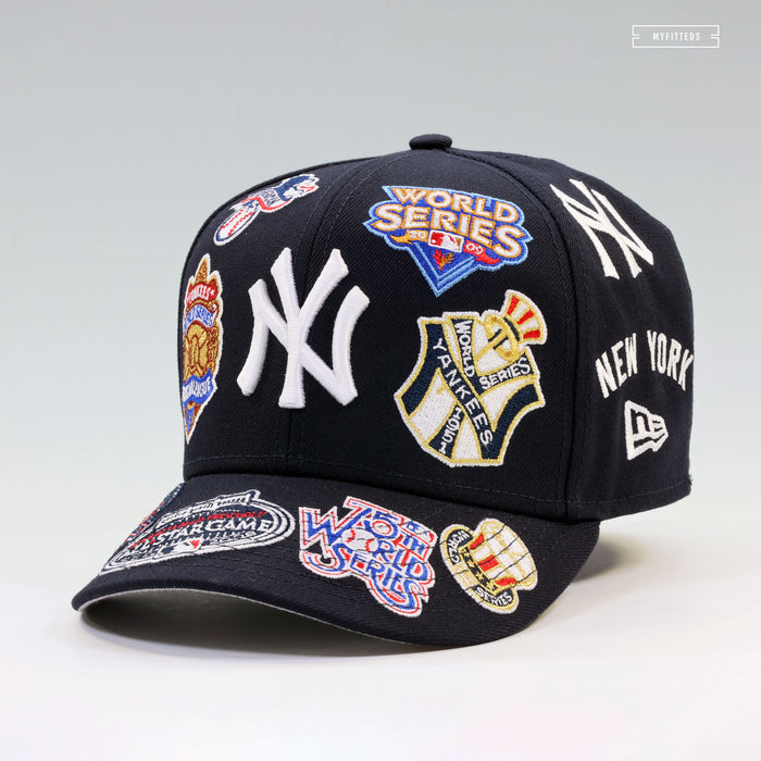 NEW YORK YANKEES ALL OVER COLLAGE NEW ERA 59FIFTY FITTED CAP