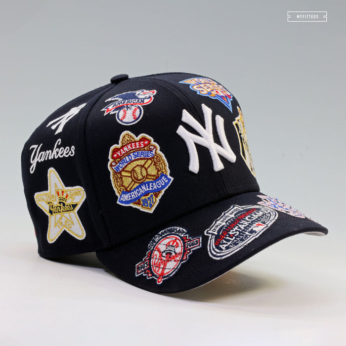 NEW YORK YANKEES ALL OVER COLLAGE NEW ERA 59FIFTY FITTED CAP