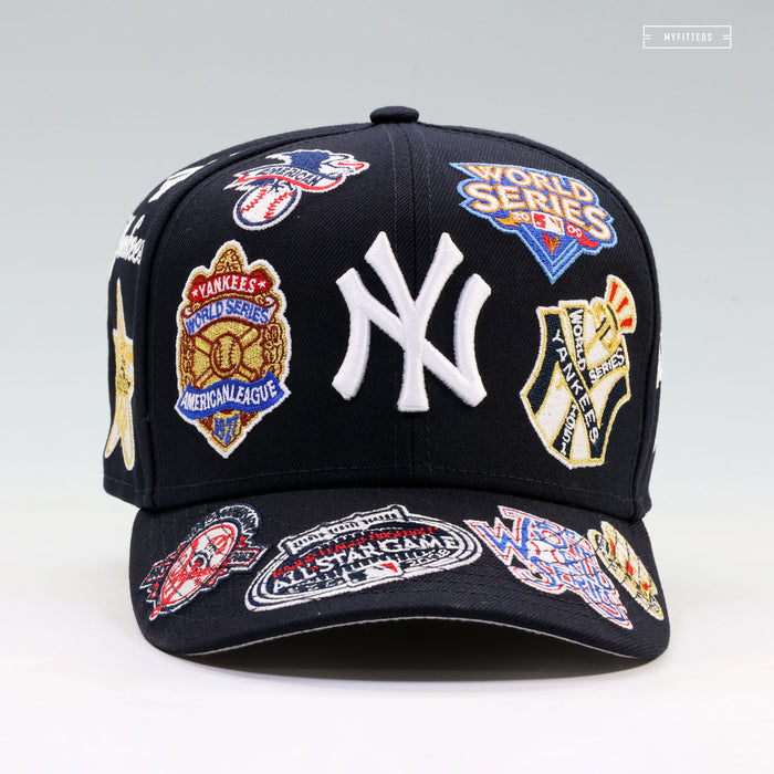 NEW YORK YANKEES ALL OVER COLLAGE NEW ERA 59FIFTY FITTED CAP
