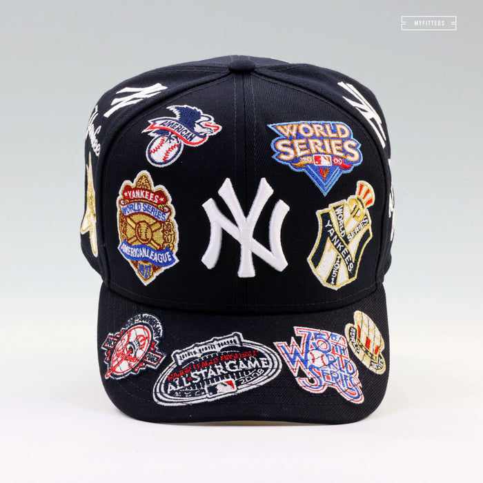 NEW YORK YANKEES ALL OVER COLLAGE NEW ERA 59FIFTY FITTED CAP