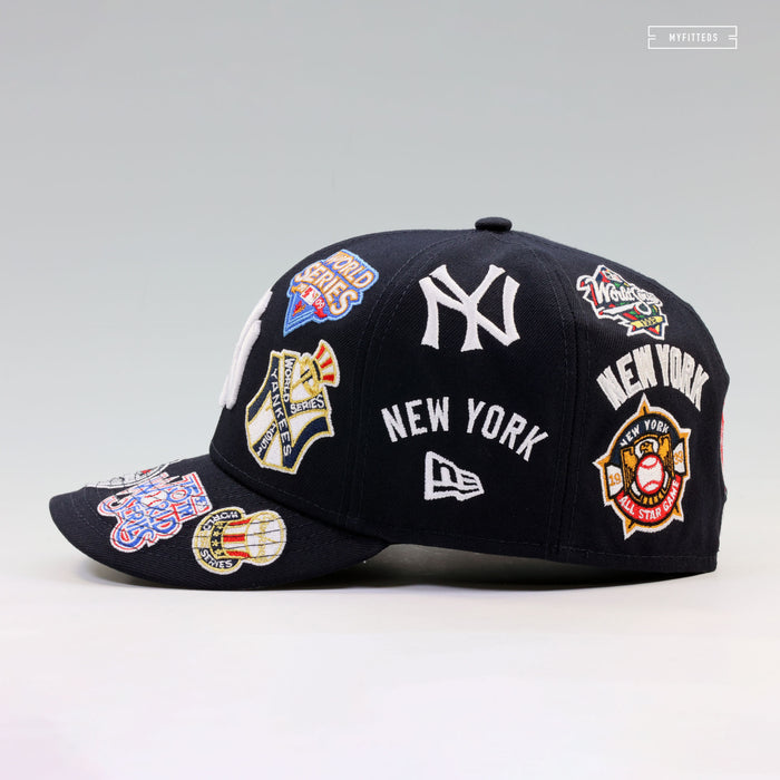 NEW YORK YANKEES ALL OVER COLLAGE NEW ERA 59FIFTY FITTED CAP