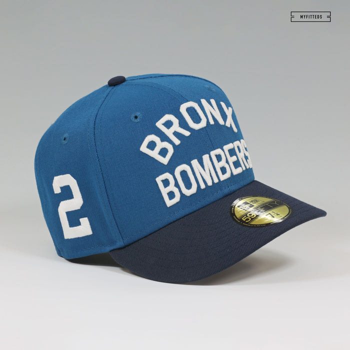 NEW YORK YANKEES BRONX BOMBERS DEREK JETER 2 GITD NEW ERA FITTED CAP