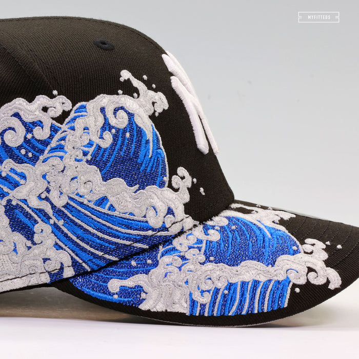 NEW YORK YANKEES MAKING WAVES COAST TO COAST WORLDWIDE NEW ERA FITTED CAP