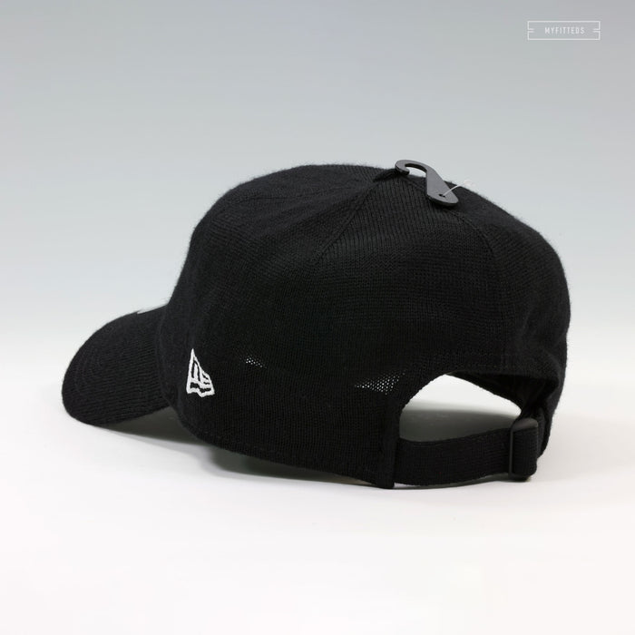 NEW YORK YANKEES MERINO WOOL KNITTED 9TWENTY UNSTRUCTURED NEW ERA STRAPBACK HAT