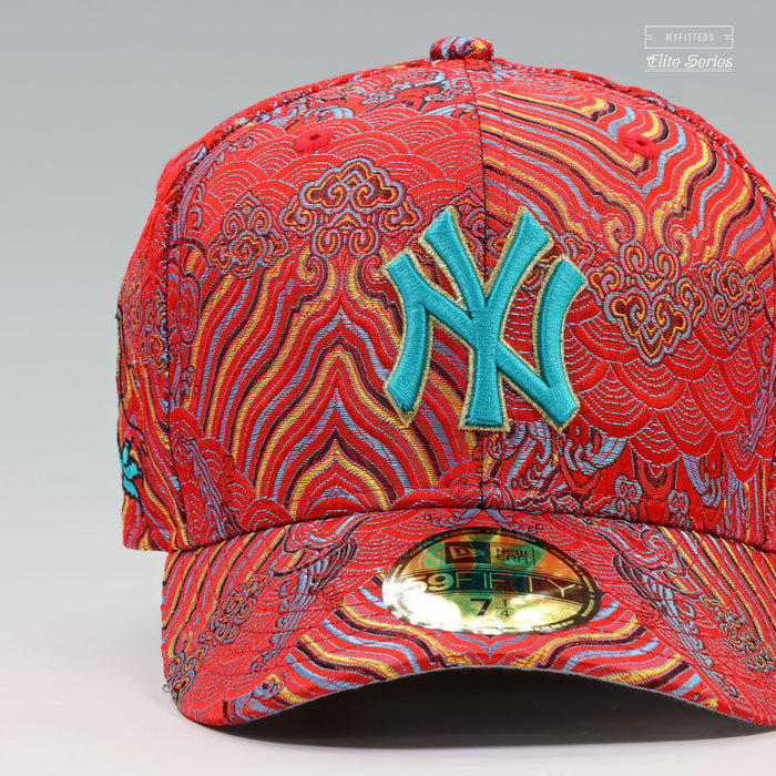 NEW YORK YANKEES MYFITTEDS ELITE SERIES LUNAR NEW YEAR SILK ROAD NEW ERA FITTED CAP