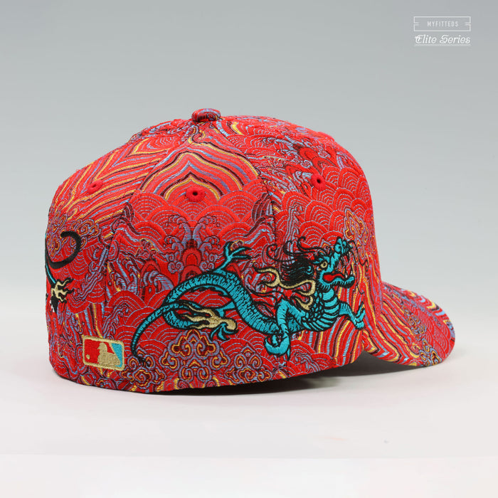 NEW YORK YANKEES MYFITTEDS ELITE SERIES LUNAR NEW YEAR SILK ROAD NEW ERA FITTED CAP