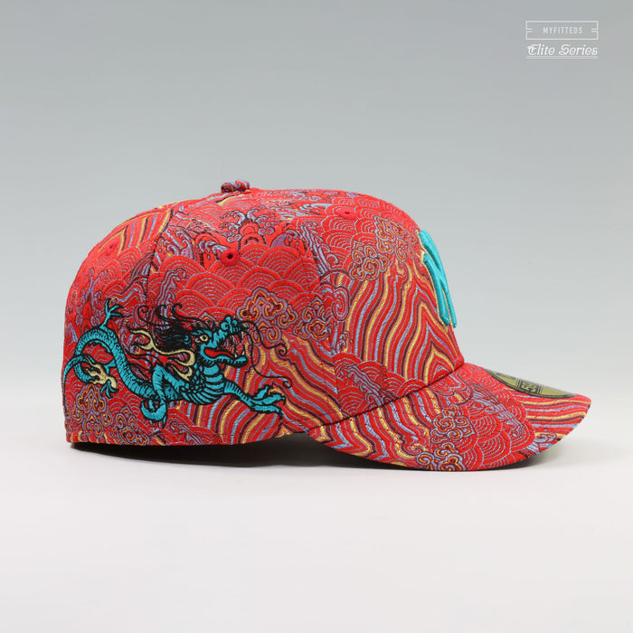 NEW YORK YANKEES MYFITTEDS ELITE SERIES LUNAR NEW YEAR SILK ROAD NEW ERA FITTED CAP