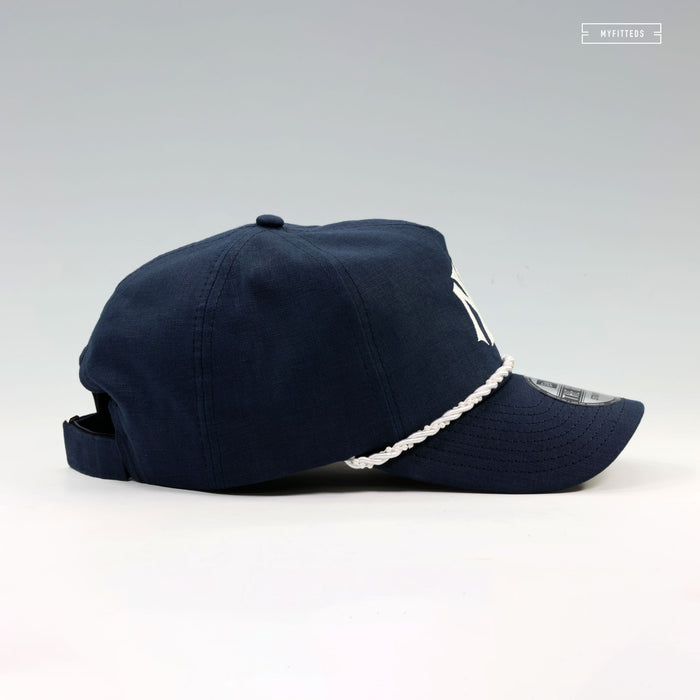 NEW YORK YANKEES PEARL ROPE THE GOLFER NEW ERA STRAPBACK HAT