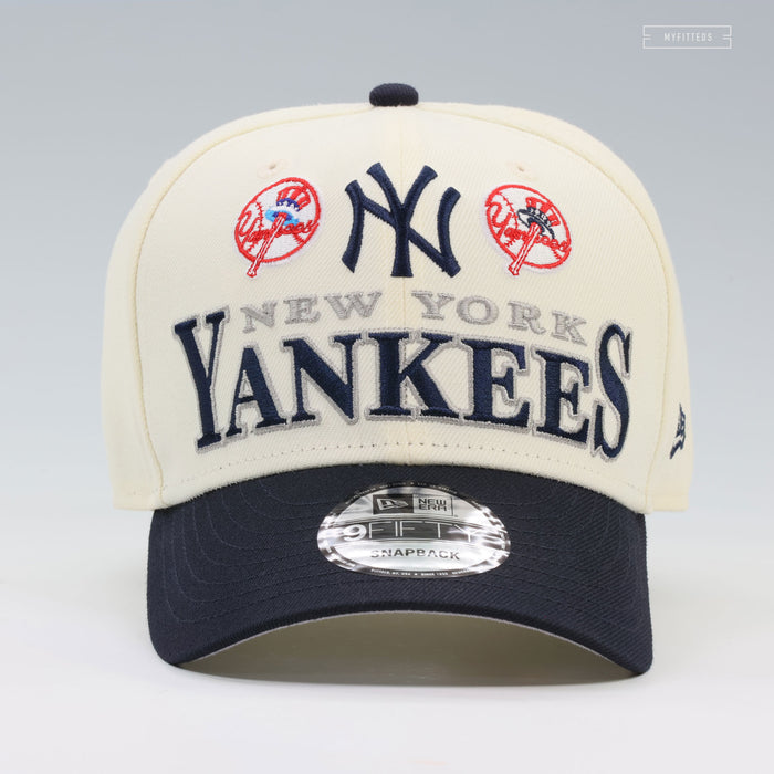 NEW YORK YANKEES TEAM ARCHIVE OFF WHITE 9FIFTY NEW ERA SNAPBACK