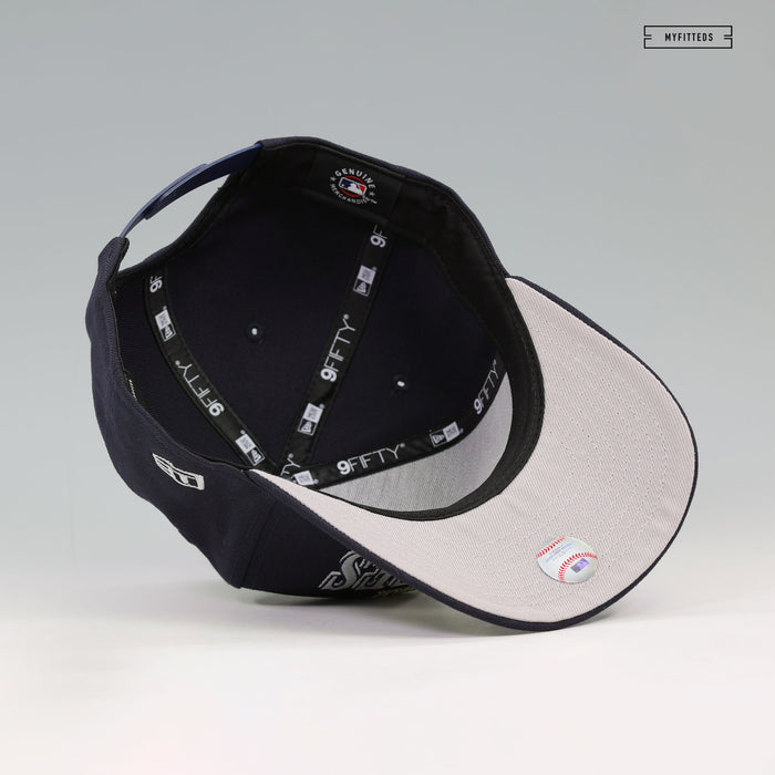 NEW YORK YANKEES THE LAUREL MIDNIGHT NAVY 9FIFTY A-FRAME NEW ERA SNAPBACK HAT