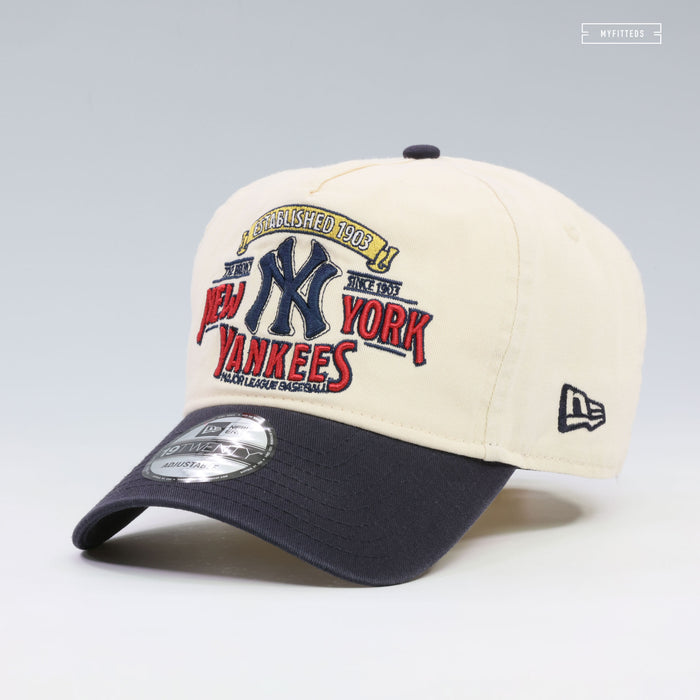 NEW YORK YANKEES VINTAGE WHO BUT W.B. MASON INSPIRED 19TWENTY ADJUSTABLE DAD HAT