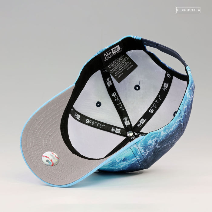 NEW YORK YANKEES WAY OF THE WATER OCEAN SERIES 9FIFTY A-FRAME NEW ERA SNAPBACK HAT