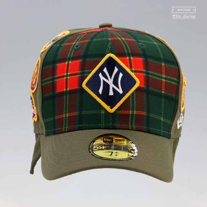 NEW YORK YANKEES WORLD SERIES SCOUTS MERIT BADGE SASH ELITE SERIES NEW ERA FITTED CAP