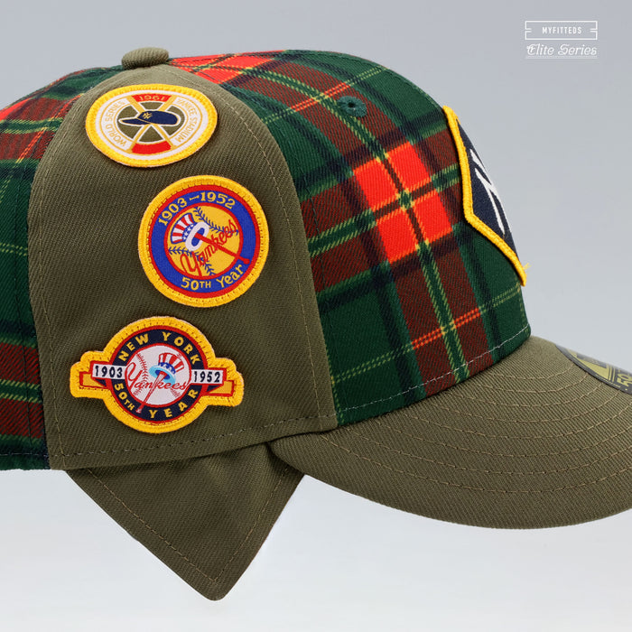 NEW YORK YANKEES WORLD SERIES SCOUTS MERIT BADGE SASH ELITE SERIES NEW ERA FITTED CAP