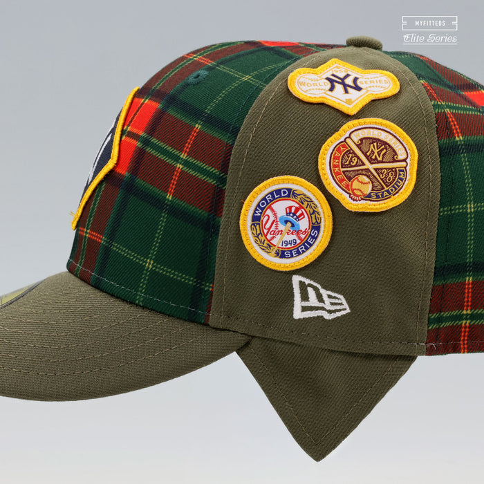 NEW YORK YANKEES WORLD SERIES SCOUTS MERIT BADGE SASH ELITE SERIES NEW ERA FITTED CAP