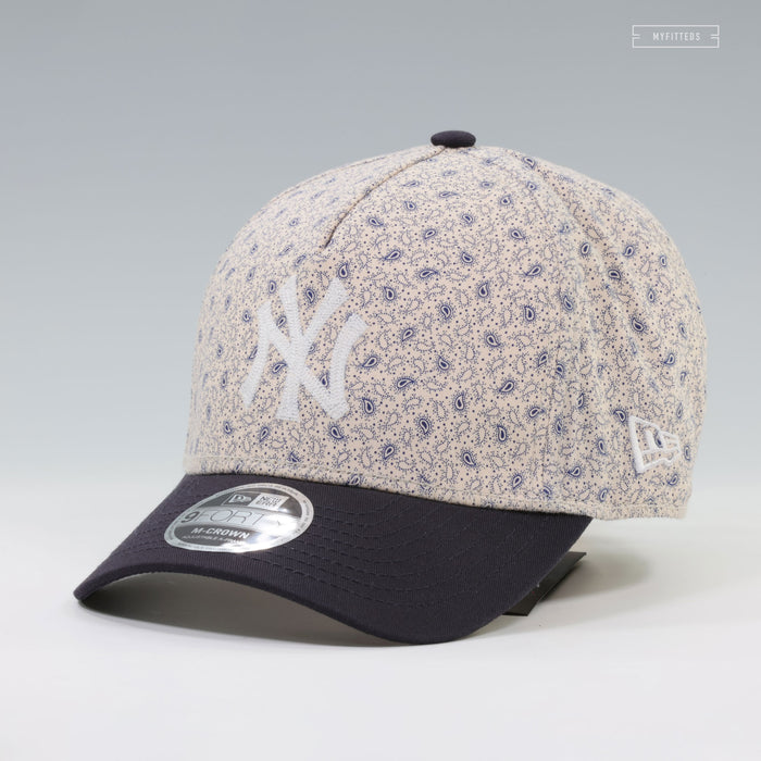 NEW YORK YANKEES X THREE LOOMS JAPAN X NEW ERA MICRO PIEZO DOT PAISLEY 9FORTY M-CROWN CAP