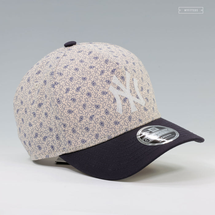 NEW YORK YANKEES X THREE LOOMS JAPAN X NEW ERA MICRO PIEZO DOT PAISLEY 9FORTY M-CROWN CAP