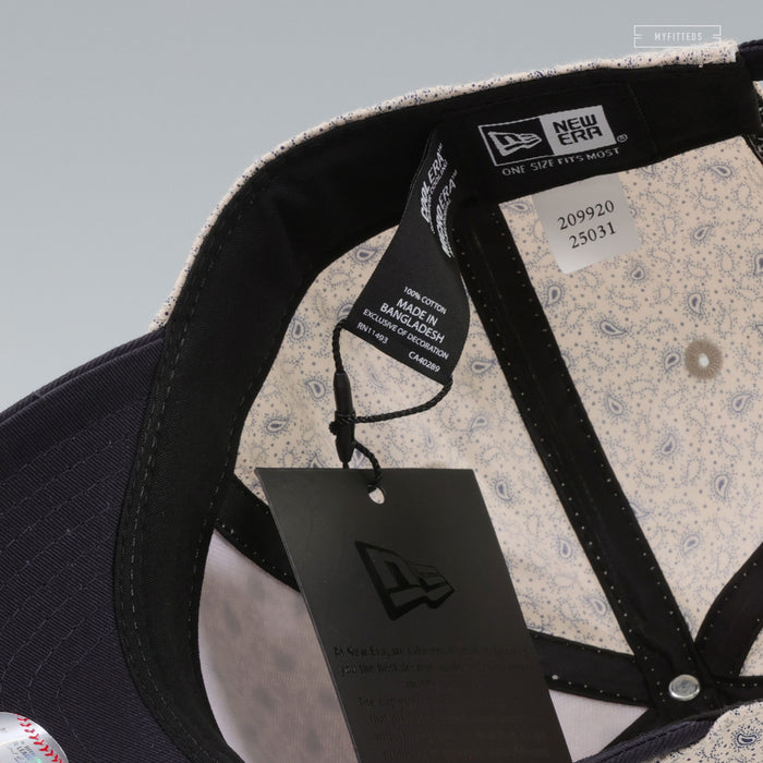 NEW YORK YANKEES X THREE LOOMS JAPAN X NEW ERA MICRO PIEZO DOT PAISLEY 9FORTY M-CROWN CAP