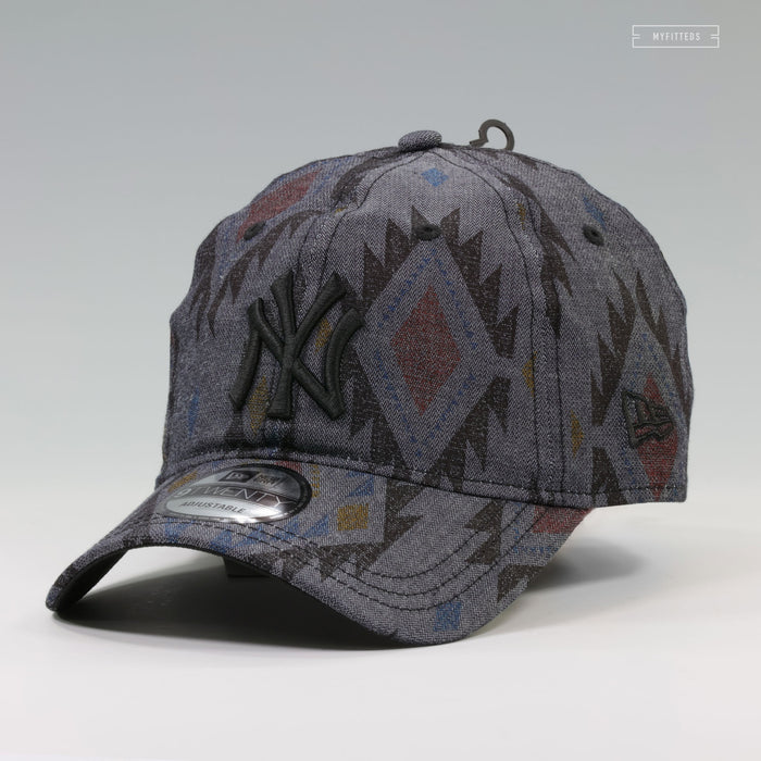 NEW YORK YANKEES X THREE LOOMS X NEW ERA JAPAN MILLED PRINTED AZTEC 9TWENTY DAD HAT