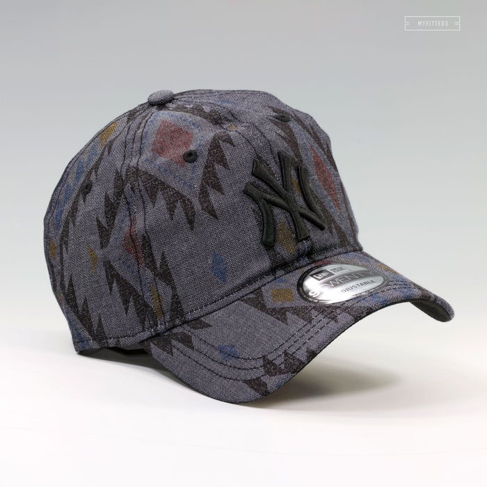 NEW YORK YANKEES X THREE LOOMS X NEW ERA JAPAN MILLED PRINTED AZTEC 9TWENTY DAD HAT