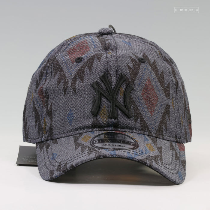 NEW YORK YANKEES X THREE LOOMS X NEW ERA JAPAN MILLED PRINTED AZTEC 9TWENTY DAD HAT