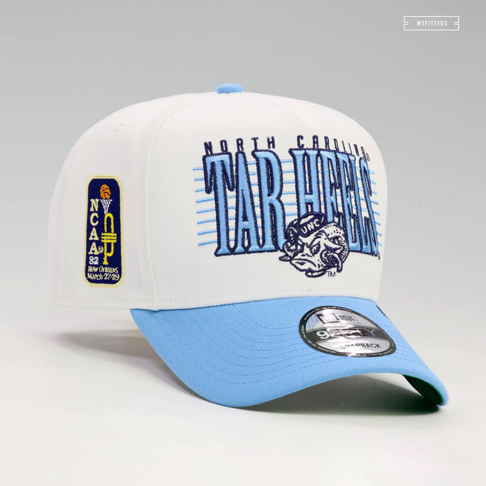 NORTH CAROLINA TAR HEELS 1982 NCAA FINAL FOUR COLLEGE VAULT 9FIFTY A-FRAME NEW ERA SNAPBACK HAT