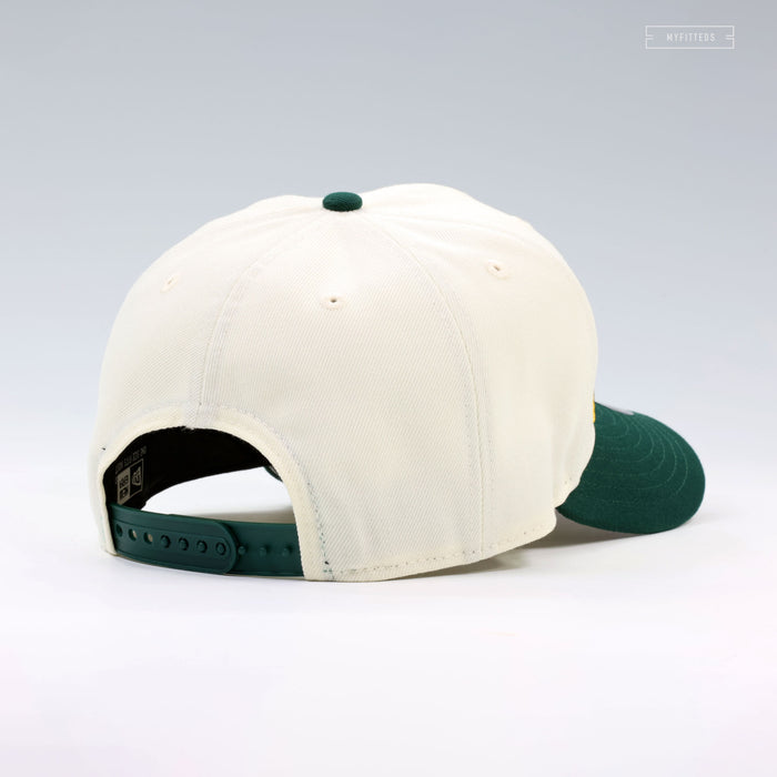 OAKLAND ATHLETICS A'S TEAM ARCHIVE OFF WHITE NEW ERA 9FIFTY SNAPBACK HAT